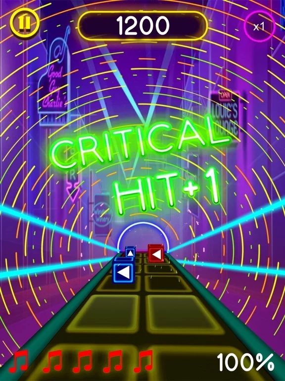 Изображение игры: Neon Swipe Saber - Rhythm Game