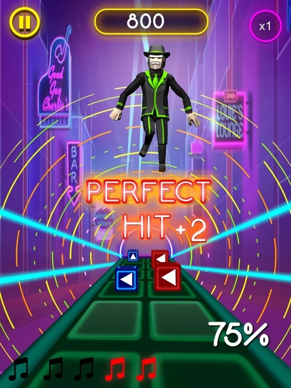 Изображение игры: Neon Swipe Saber - Rhythm Game