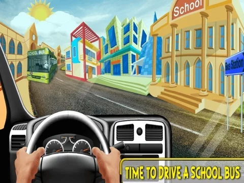 Изображение игры: 3D School Bus Driver Simulator