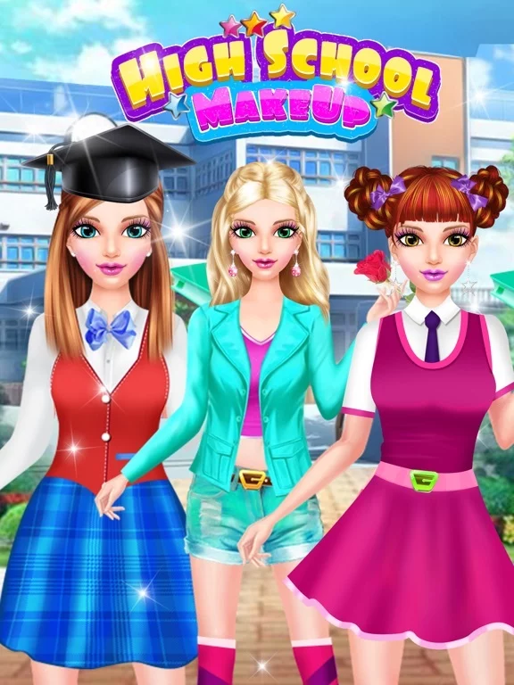 Изображение игры: High School Makeup Boutique