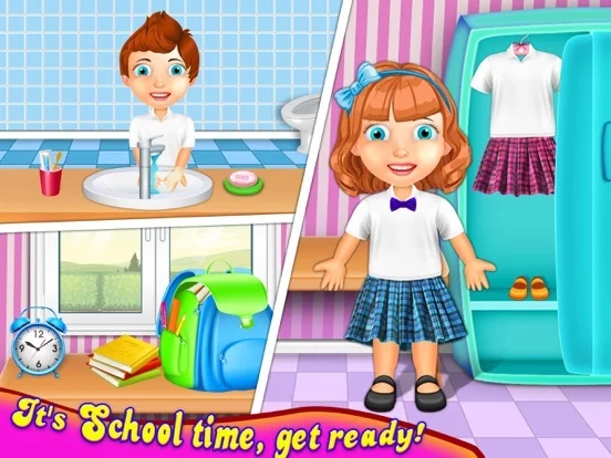 Изображение игры: Kids Go To School