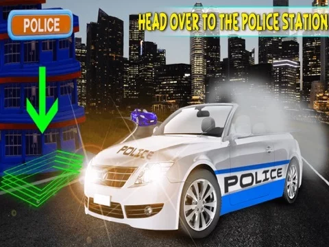 Изображение игры: Police Car Driver Simulator - Drive Cops Car, Race, Chase & Arrest Mafia Robbers