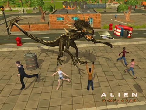 Изображение игры: Alien Simulator