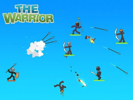 Изображение игры: The Warrior - Top stickman