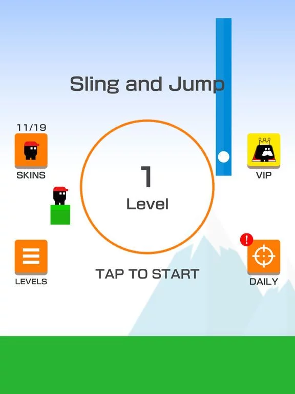 Изображение игры: Sling and Jump