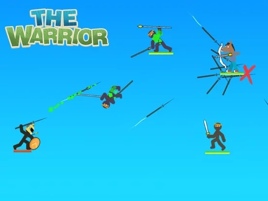 Изображение игры: The Warrior - Top stickman