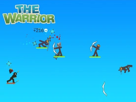 Изображение игры: The Warrior - Top stickman