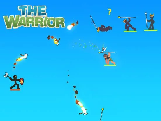Изображение игры: The Warrior - Top stickman