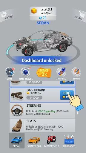 Изображение игры: Idle Car