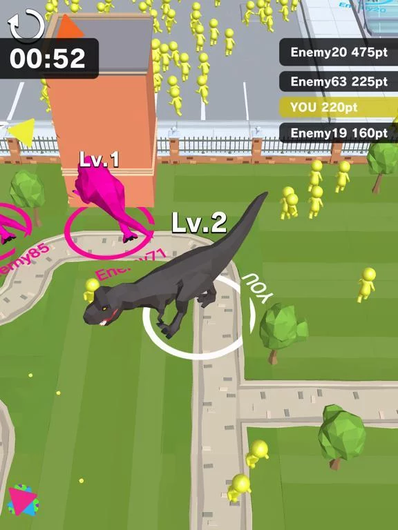 Изображение игры: Dinosaur Rampage