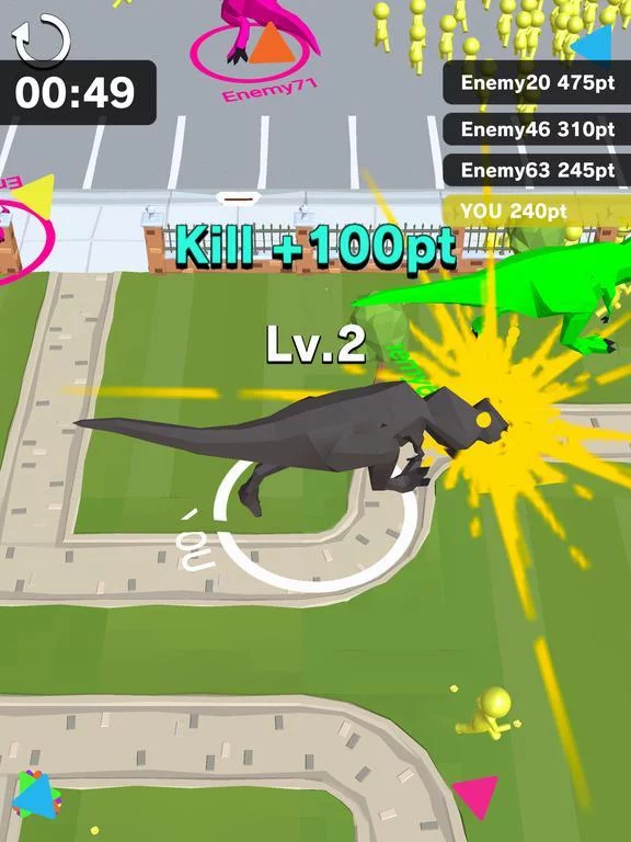 Изображение игры: Dinosaur Rampage