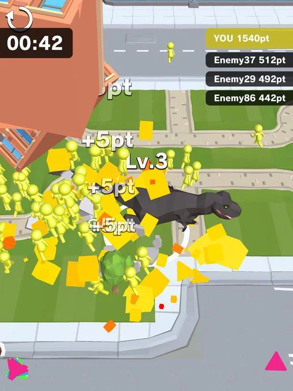 Изображение игры: Dinosaur Rampage