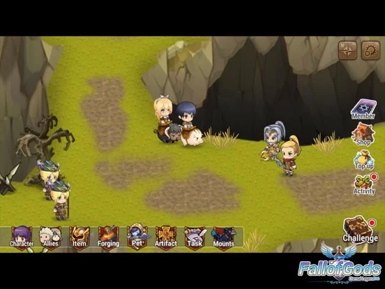 Изображение игры: Fall of Gods: fantasy RPG