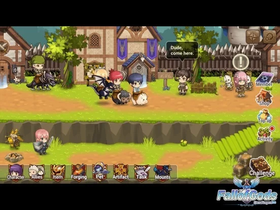 Изображение игры: Fall of Gods: fantasy RPG