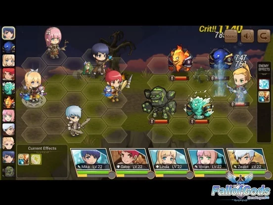 Изображение игры: Fall of Gods: fantasy RPG