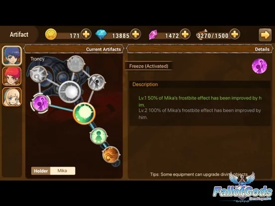 Изображение игры: Fall of Gods: fantasy RPG