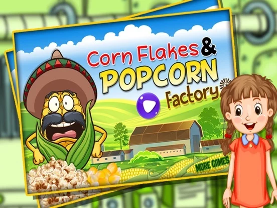 Изображение игры: Cob & Popcorn Factory - A Crazy Chef Cooking Adventure