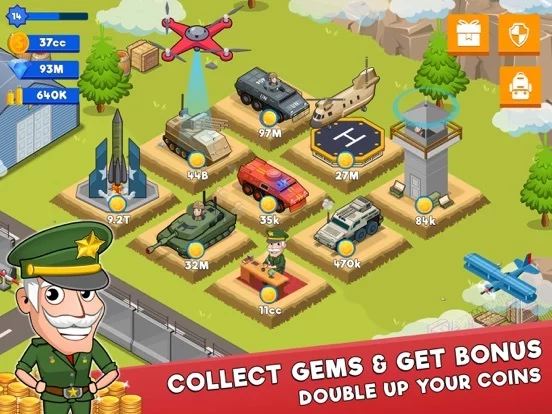 Изображение игры: Idle Army Tycoon