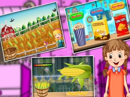 Изображение игры: Cob & Popcorn Factory - A Crazy Chef Cooking Adventure