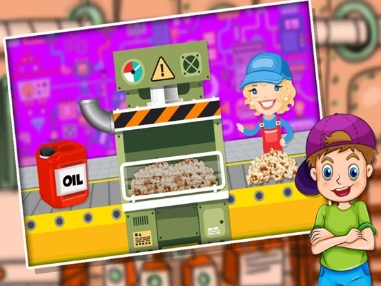 Изображение игры: Cob & Popcorn Factory - A Crazy Chef Cooking Adventure