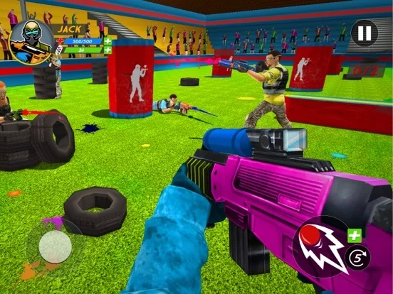 Изображение игры: Paintball Shooter