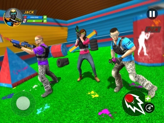 Изображение игры: Paintball Shooter
