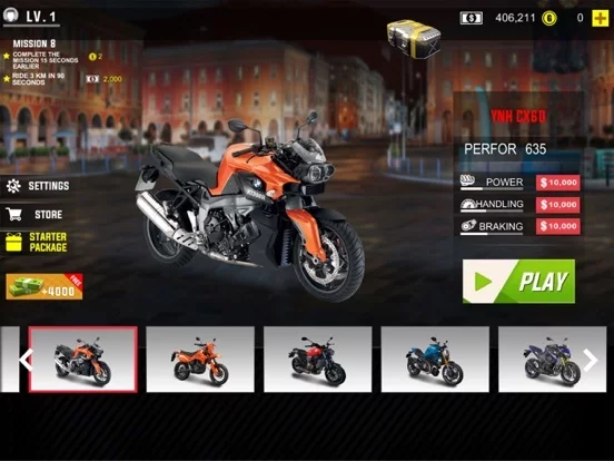 Изображение игры: Traffic Moto Racing - X Rider