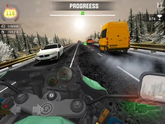 Изображение игры: Traffic Moto Racing - X Rider