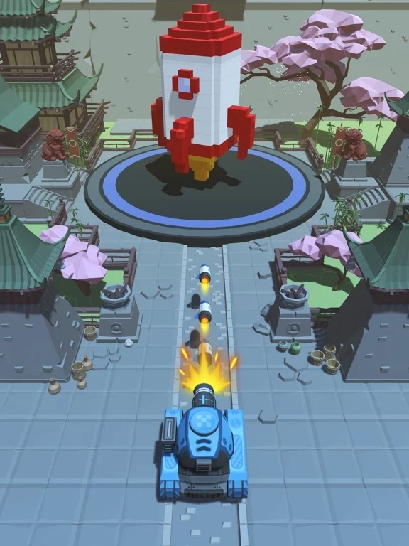 Изображение игры: Fire Ball: Shoot Voxel Blast!