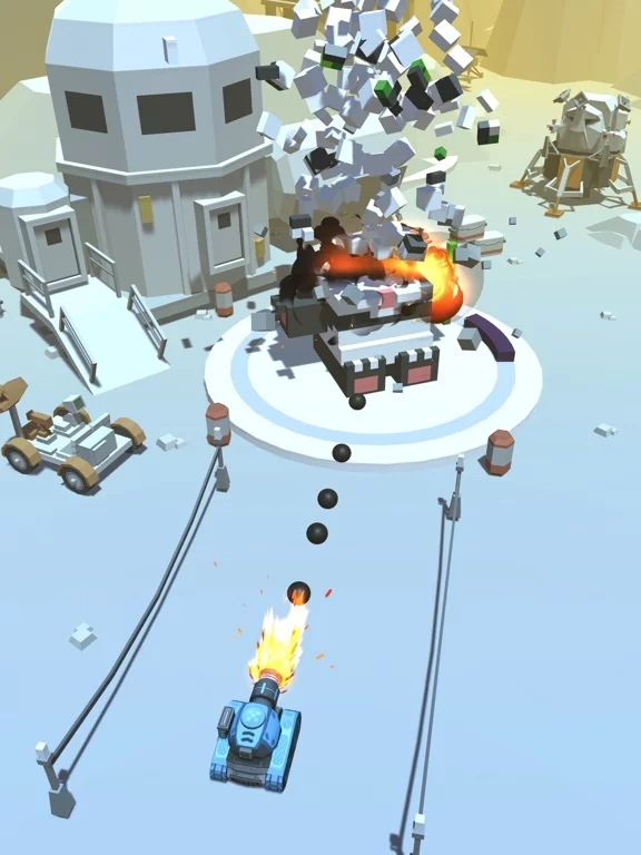 Изображение игры: Fire Ball: Shoot Voxel Blast!