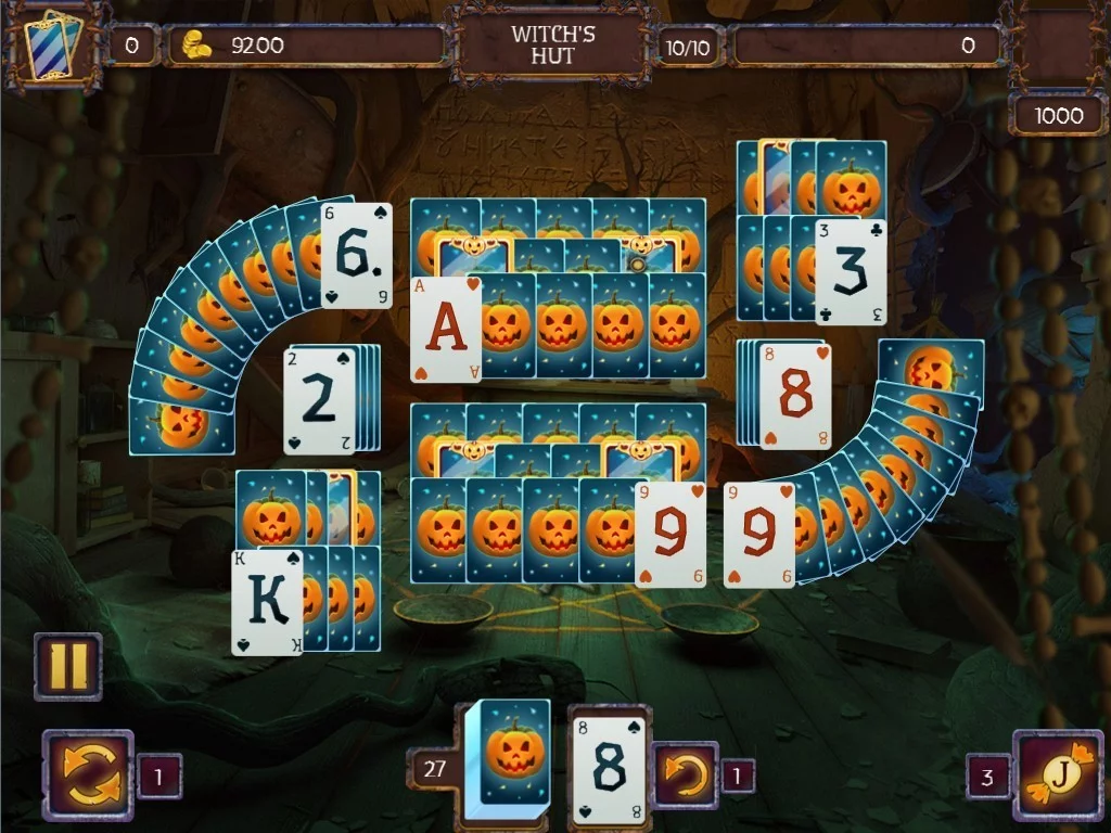 Изображение игры: Solitaire Game Halloween