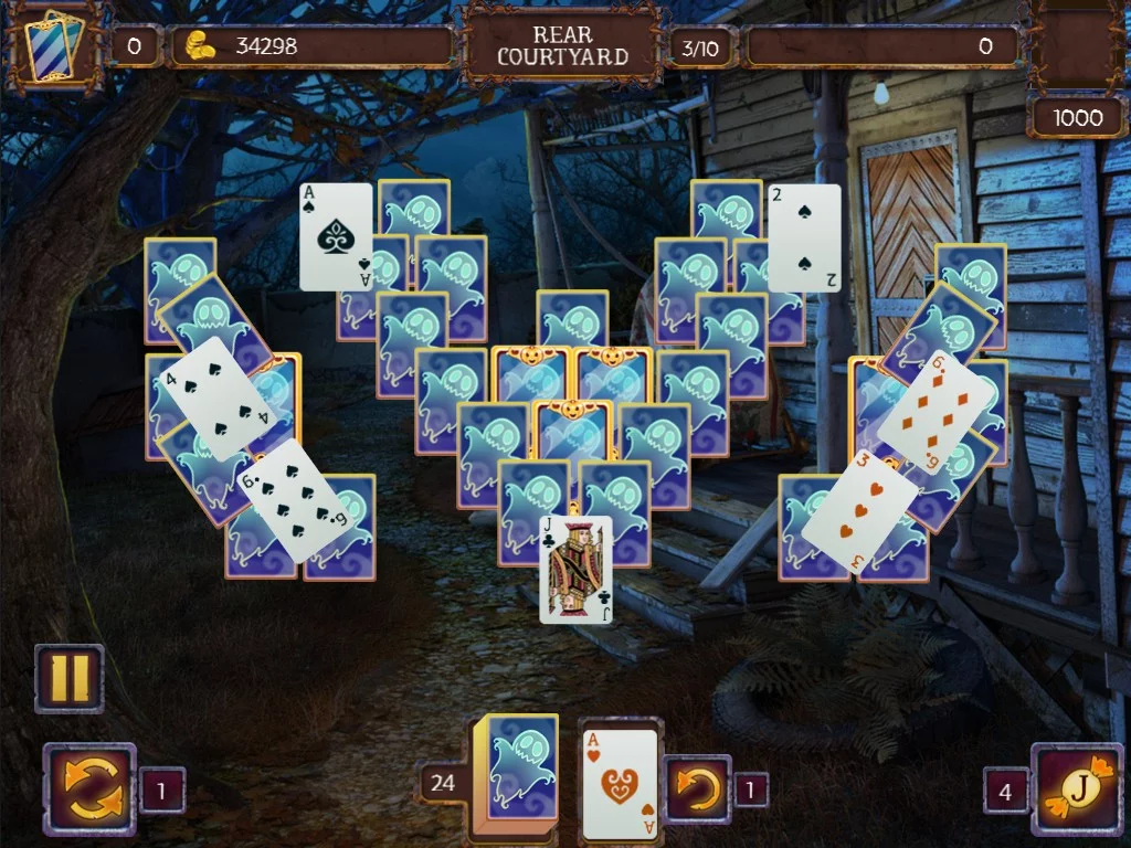 Изображение игры: Solitaire Game Halloween