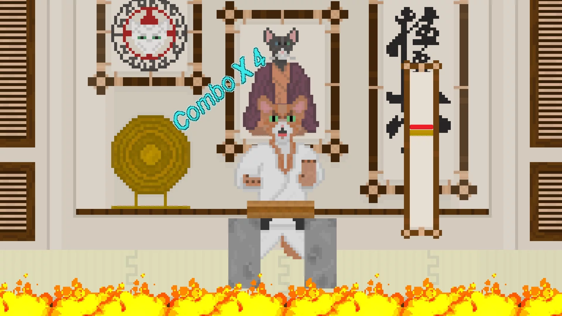 Изображение игры: Karate Cat