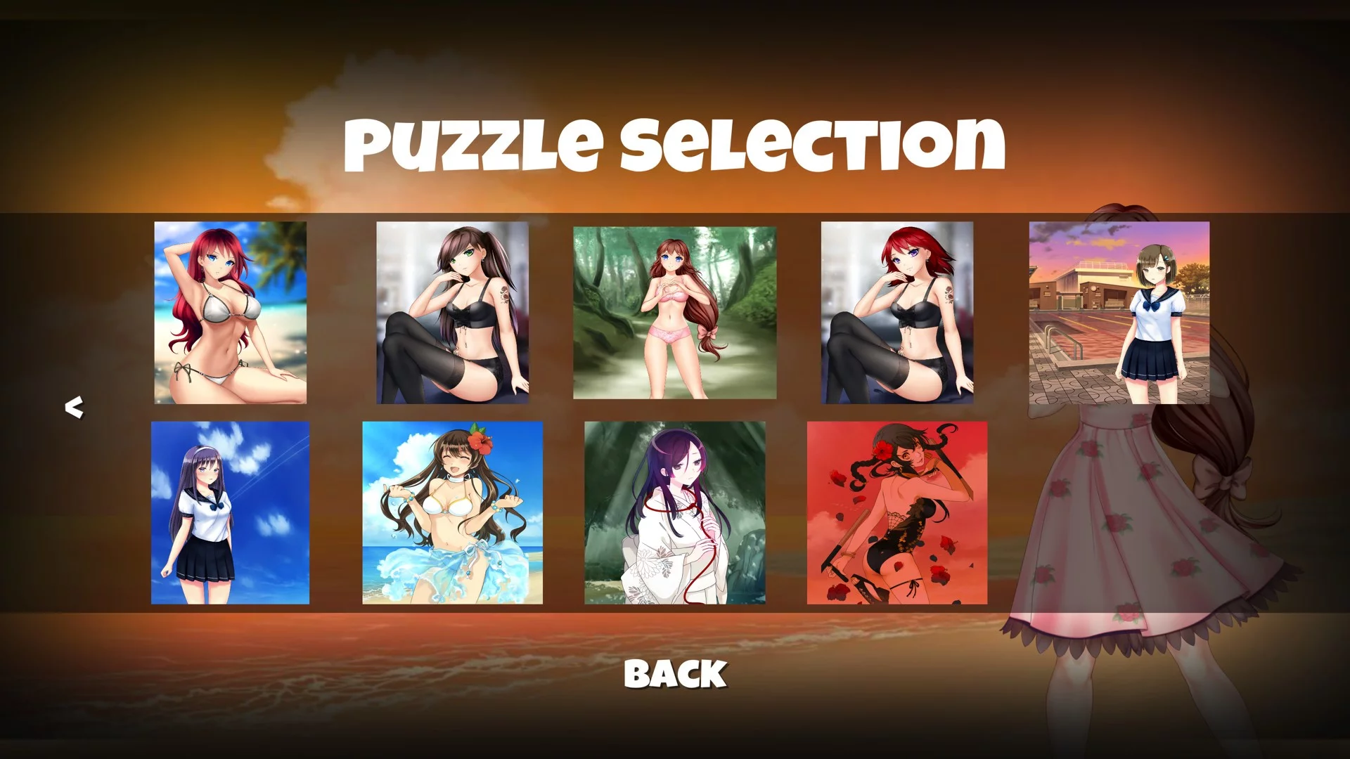 Изображение игры: Jigsaw Puzzle Girls - Anime