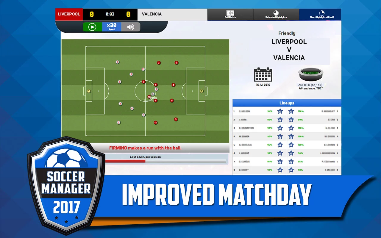 Изображение игры: Soccer Manager 2017