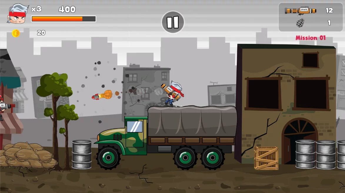 Изображение игры: DSquad War