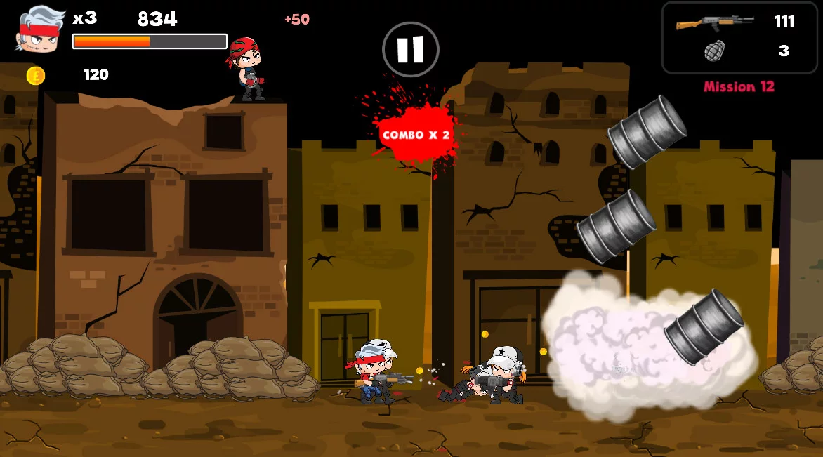 Изображение игры: DSquad War
