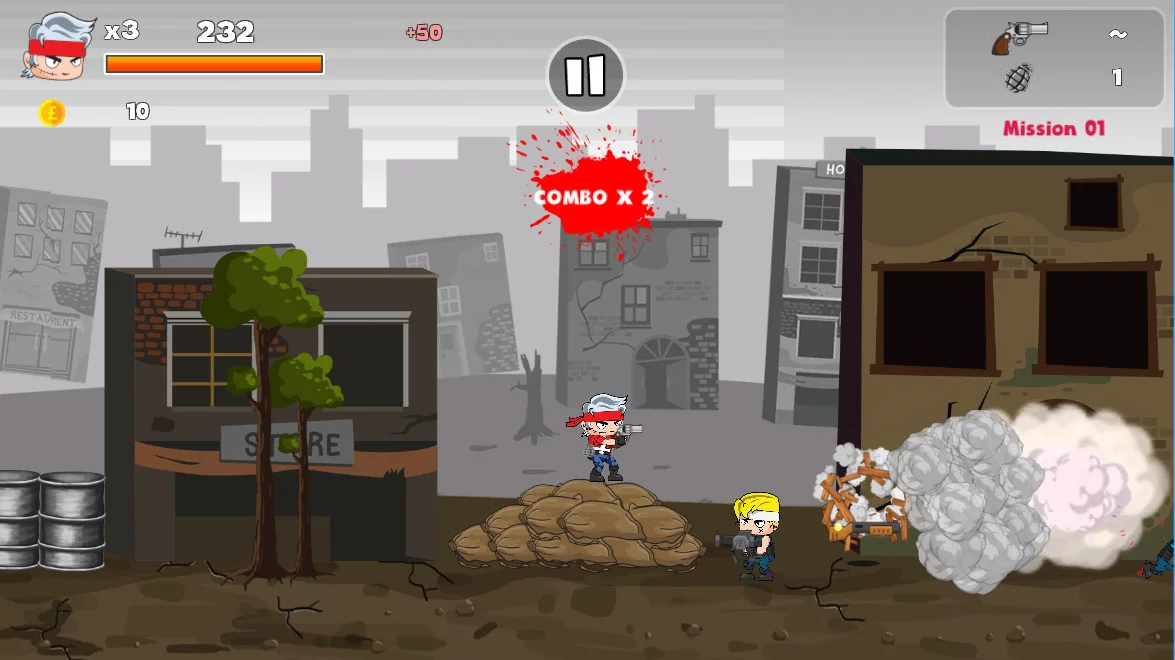 Изображение игры: DSquad War