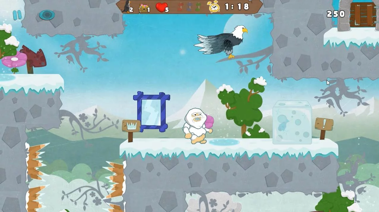 Изображение игры: Yeti Adventure