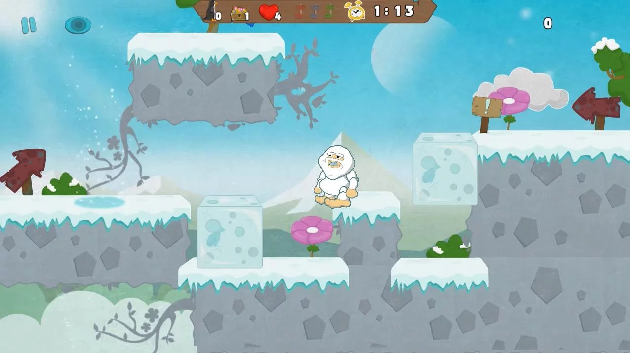 Изображение игры: Yeti Adventure
