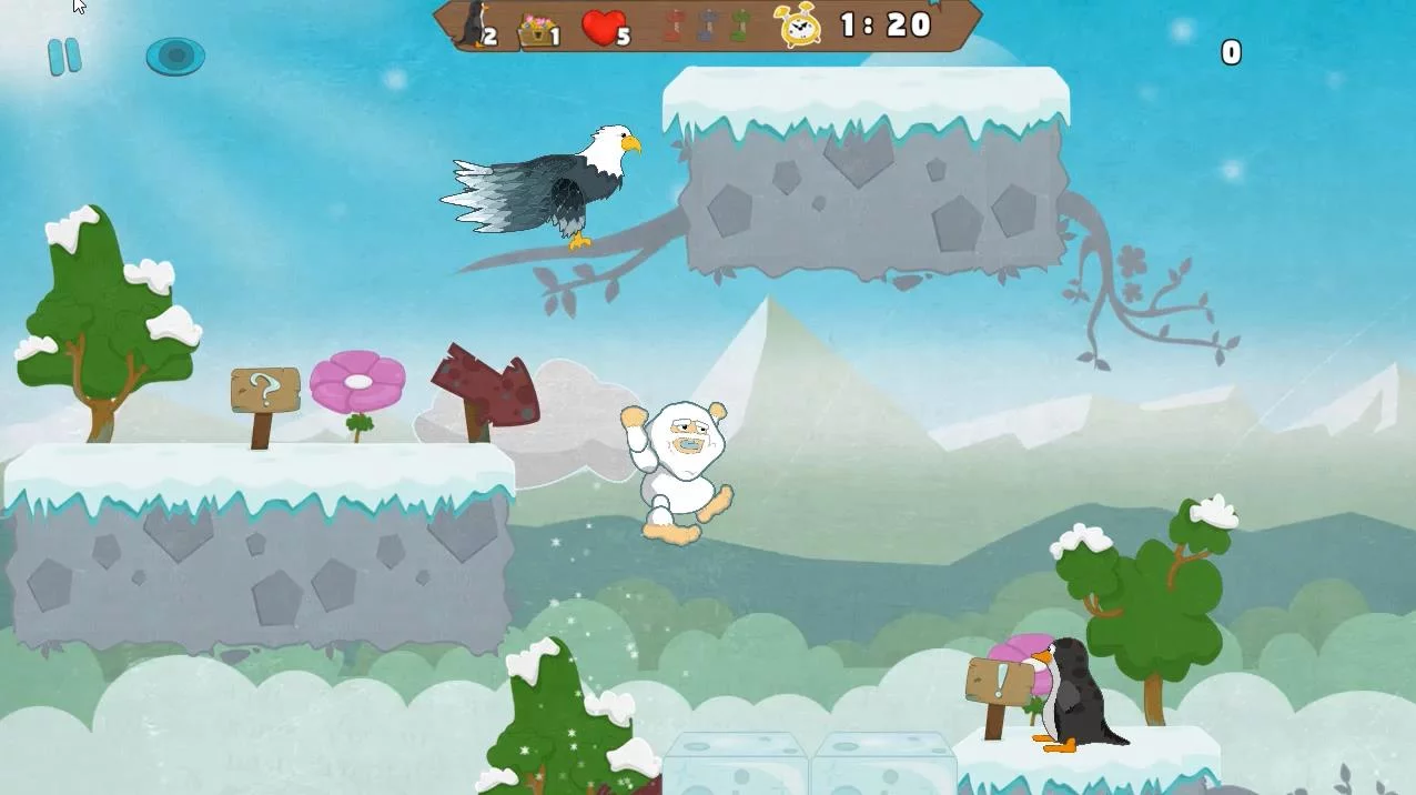 Изображение игры: Yeti Adventure