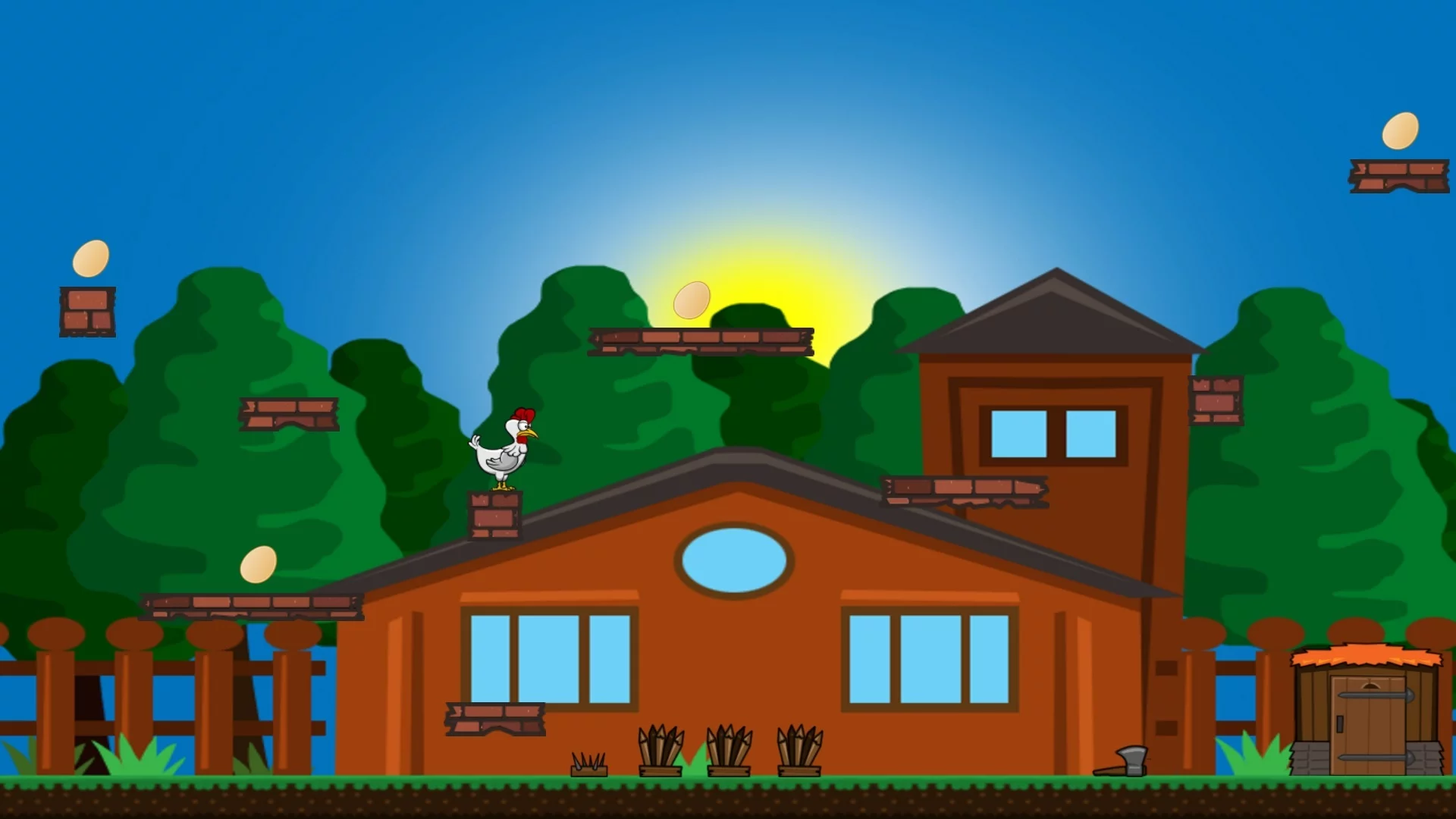 Изображение игры: It`s Chicken!