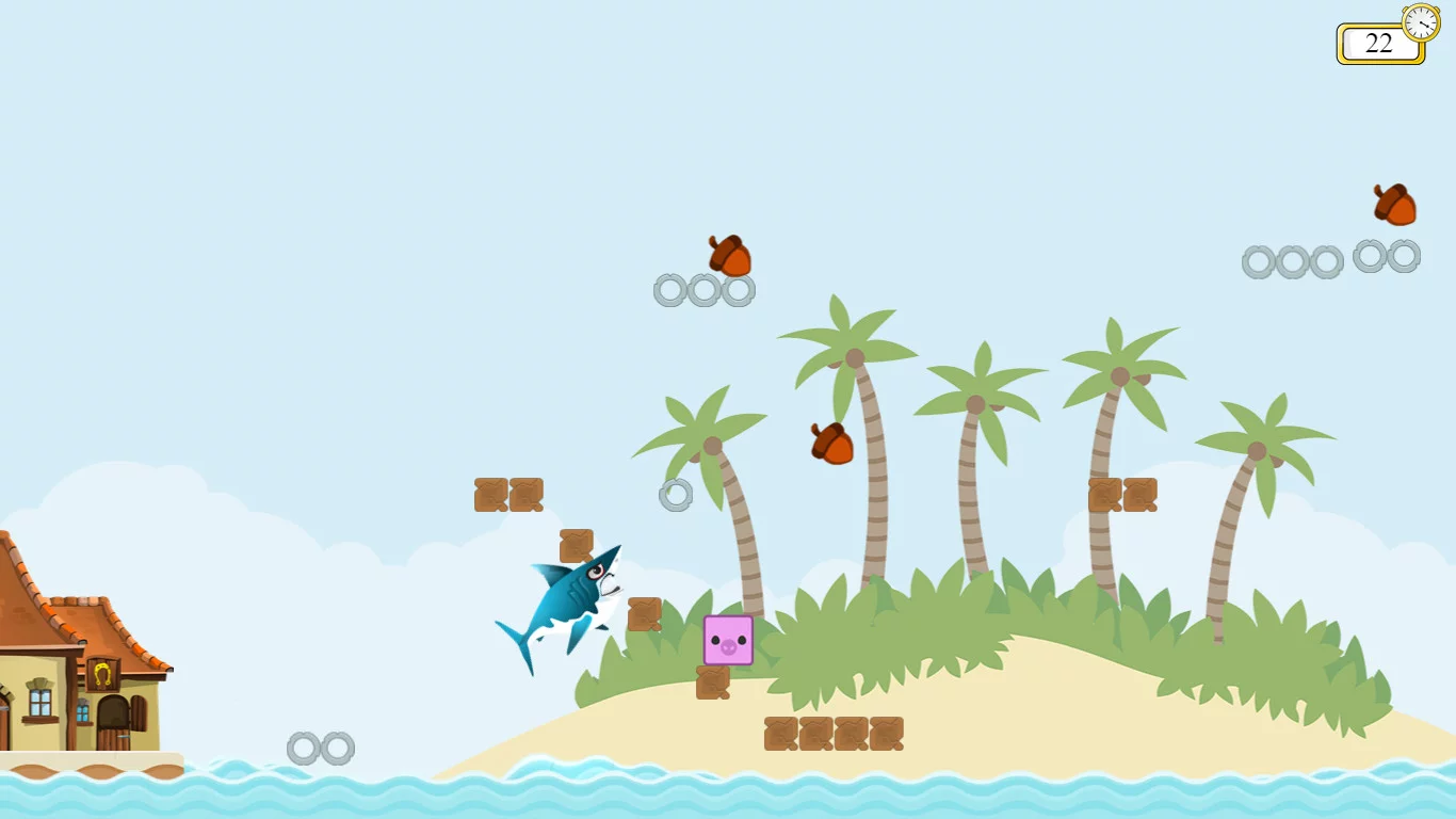 Изображение игры: Bunny & Piggy