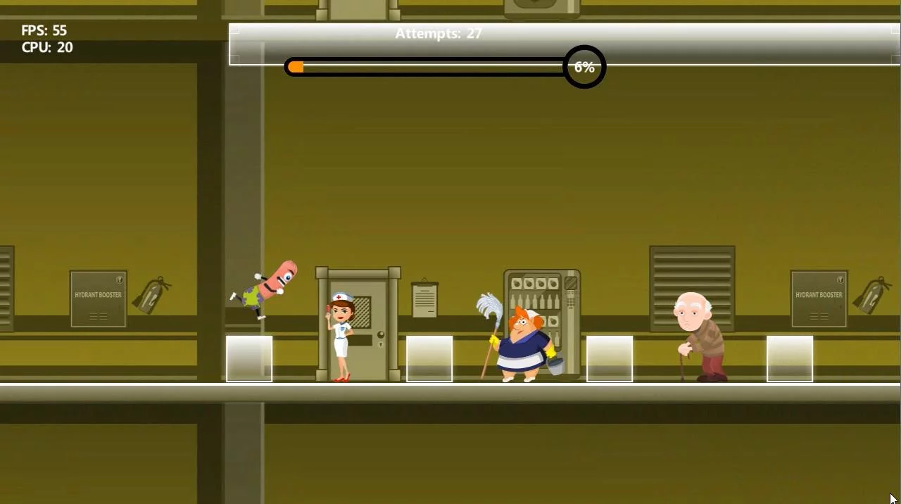Изображение игры: Running Sausage