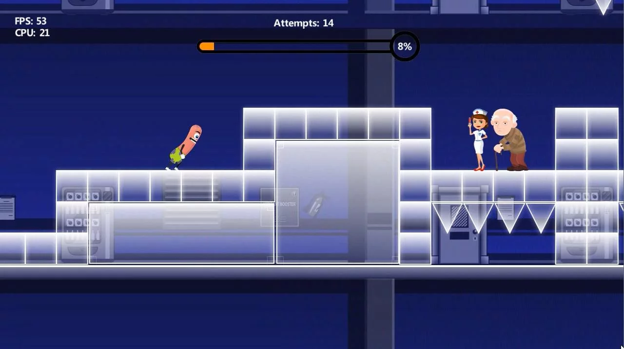Изображение игры: Running Sausage
