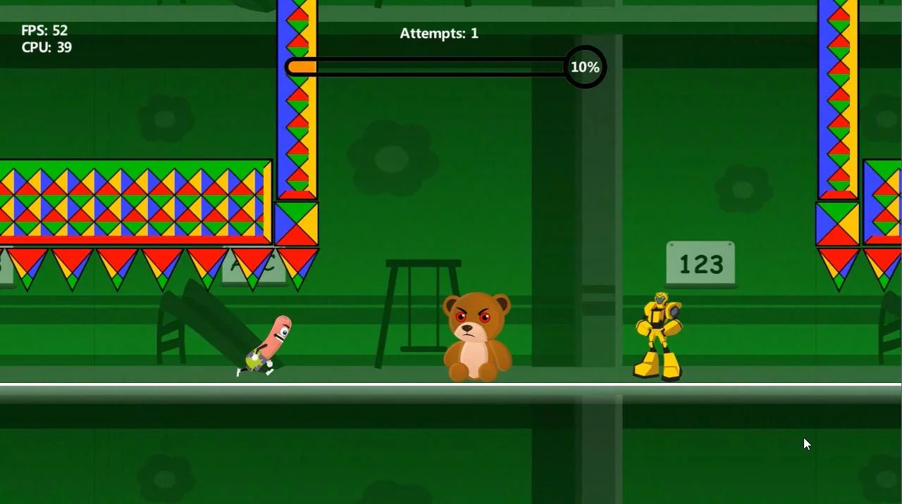 Изображение игры: Running Sausage