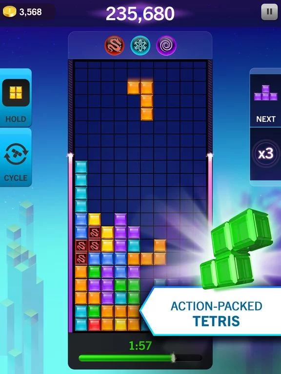 Изображение игры: Tetris Blitz