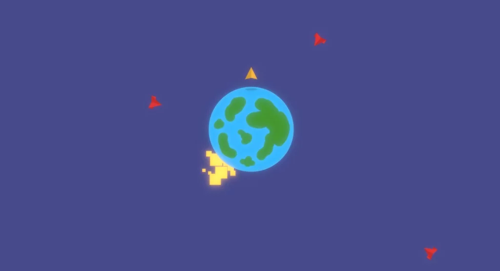 Изображение игры: Defend the planet