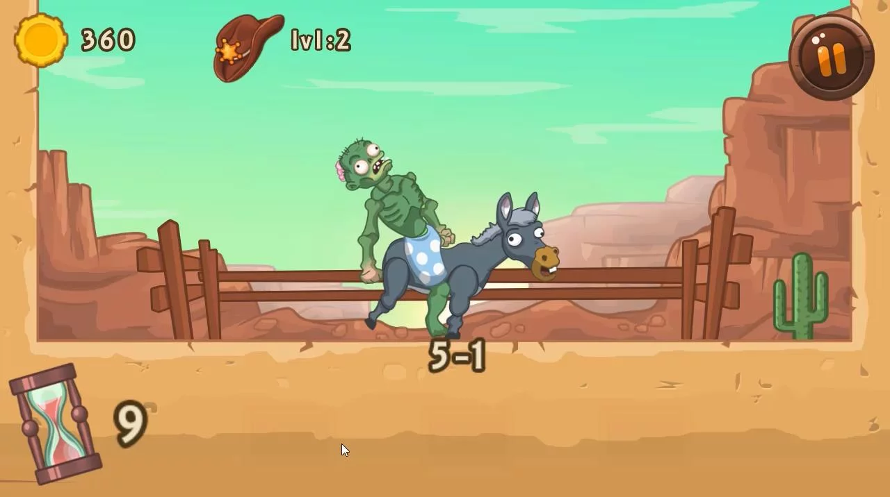Изображение игры: Cowboy zombie