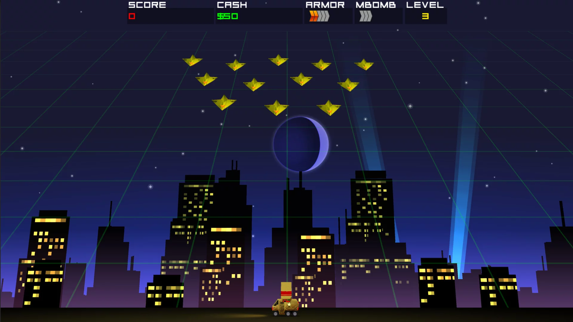 Изображение игры: Cosmic Rocket Defender